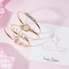 Your Heart's Desire Luca+Danni- Little Footsteps Pink Bangle Bracelet Baby 2 Your Heart's Desire Luca+Danni- Little Footsteps Pink Bangle Bracelet Baby