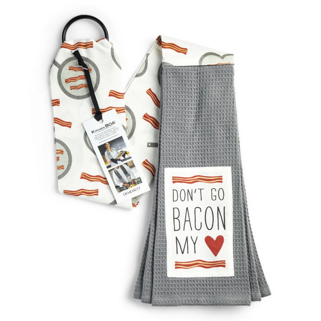 Demdaco Kitchen Boa- Bacon My Heart Print Kitchen & Home 4 Demdaco Kitchen Boa- Bacon My Heart Print Kitchen & Home
